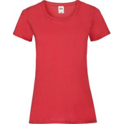 FRUIT OF DE LOOM 61-372-0 - ROJO - CAMISETA LADY-FIT 100 % ALGODON MUJER