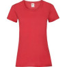 FRUIT OF DE LOOM 61-372-0 - ROJO - CAMISETA LADY-FIT 100 % ALGODON MUJER